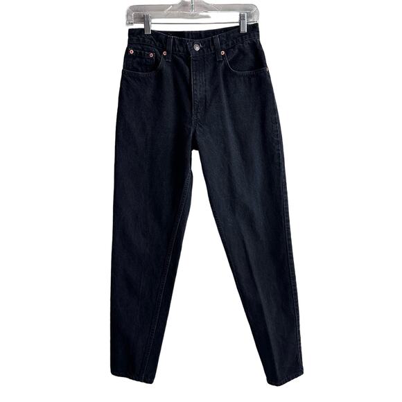Levi's Vintage 90's 550 USA Made High Waisted Tapered Leg Jean 9 - Picture 1 of 14
